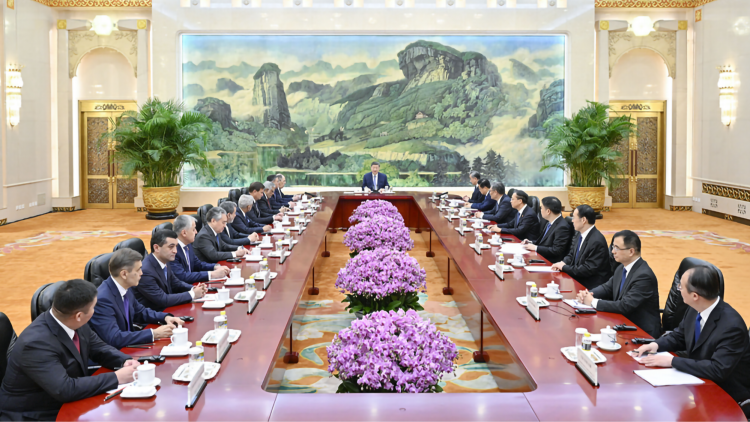 習近平集體會見上海合作組織成員國外長理事會會議外方代表團團長
